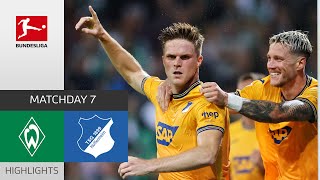 Insane Late-Game Action! | Bremen — Hoffenheim 2-3 | Highlights | Matchday 7 – Bundesliga 2023/24