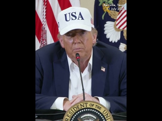 Trump suggests reporter is 'evil' for asking about Texas flood warning system