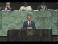 Nelson Mandela en la Asamblea General
