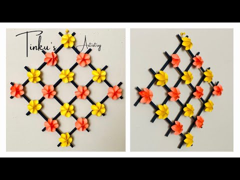 Upload mp3 to YouTube and audio cutter for Paper Flower Wall Hanging | DIY Home Decor | Paper Flower Wall Decor | Tinku's Artistry download from Youtube