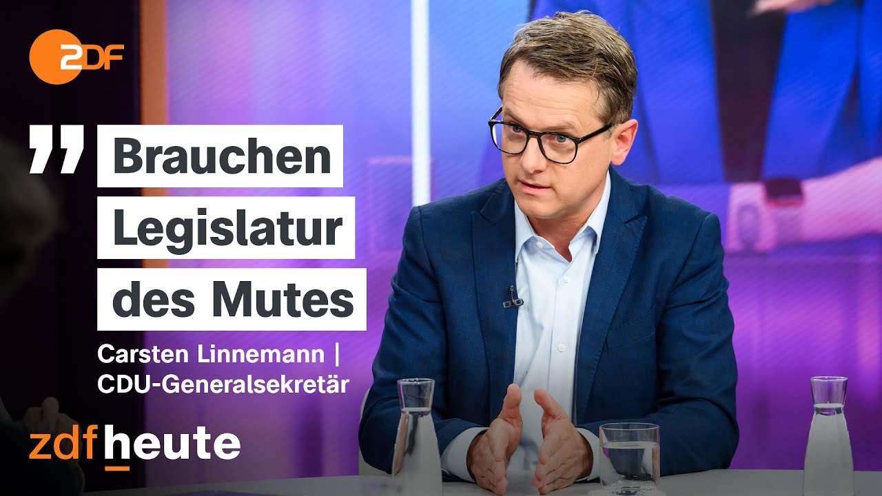 Schwarz-rote Einigung – Herbst der Reförmchen? | maybrit illner vom 9. Oktober 2025