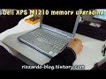 Dell XPS M1210 memory upgrade