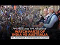PM Modi and Australian PM Albanese watch cricket at Narendra Modi Stadium