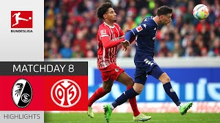 SC Freiburg — 1. FSV Mainz 05 2-1 | Highlights | Matchday 8 – Bundesliga 2022/23