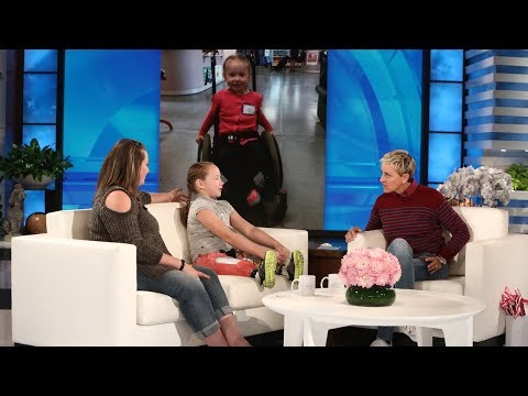 Ellen Meets Wildfire Survivor and 9-Year-Old Amputee Lilly Biagini