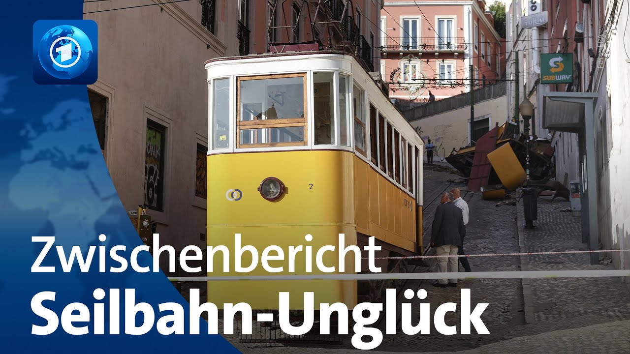 Lissabon Standseilbahn-Unglück: Verbindungskabel laut Zwischenbericht Ursache für Unfall