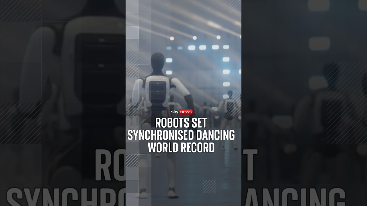 Robots set world record with synchronised dancing