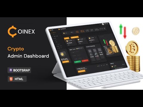 Coinex | Free Crypto Admin Dashboard | Iqonic