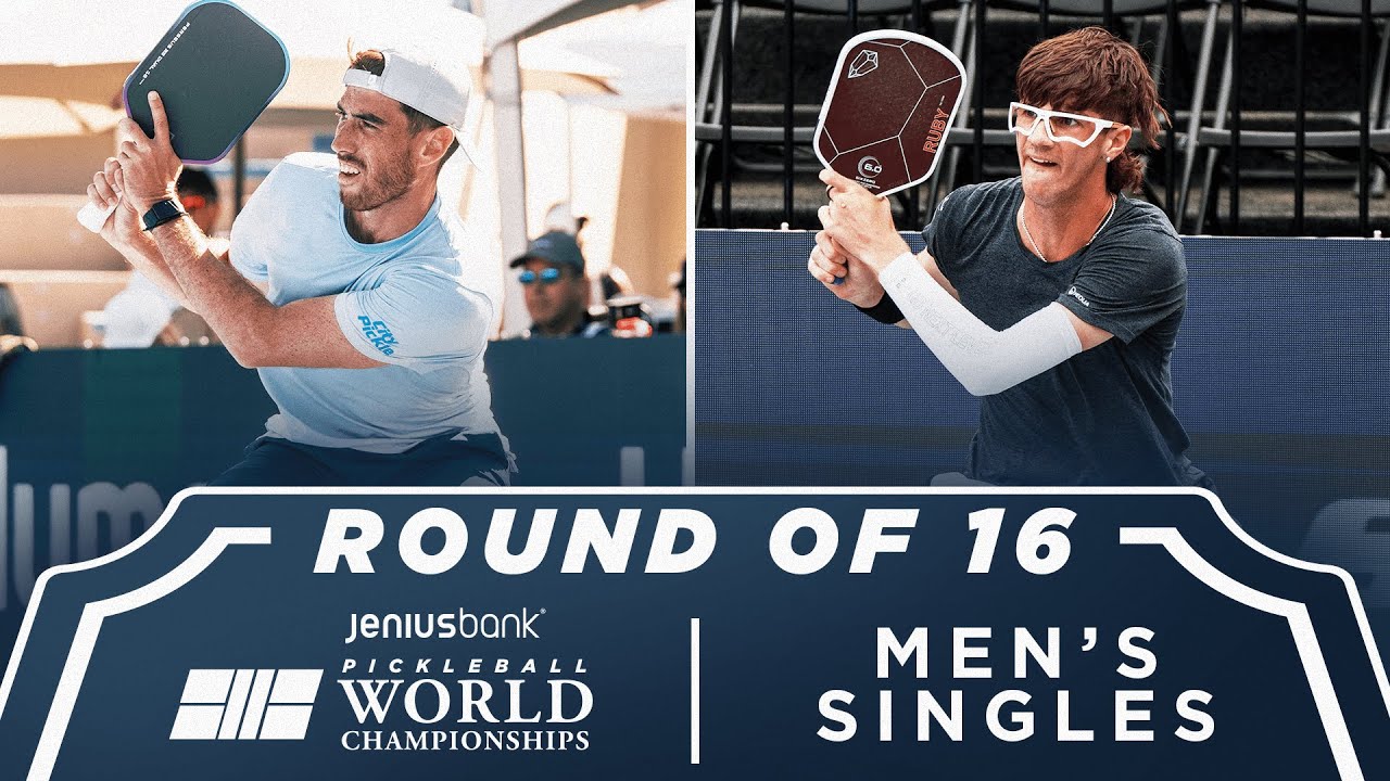 Federico Staksrud v Zane Ford at the Jenius Bank Pickleball World Championships