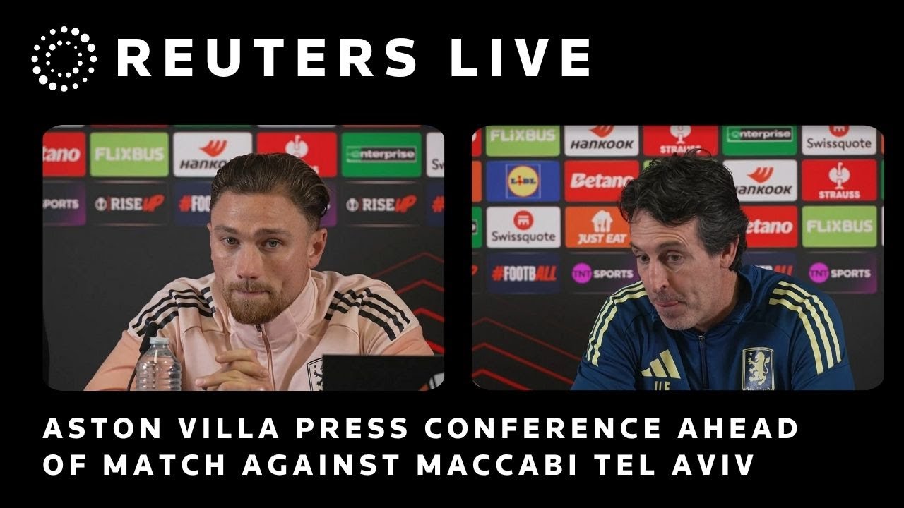 LIVE: Aston Villa hold a press conference ahead of match against Maccabi Tel Aviv