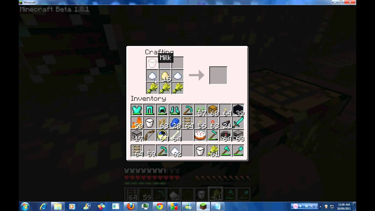 How to bake a cake on minecraft - YouTube