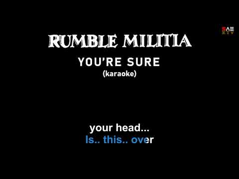 Upload mp3 to YouTube and audio cutter for Karaoke Rumble Militia - You're Sure download from Youtube