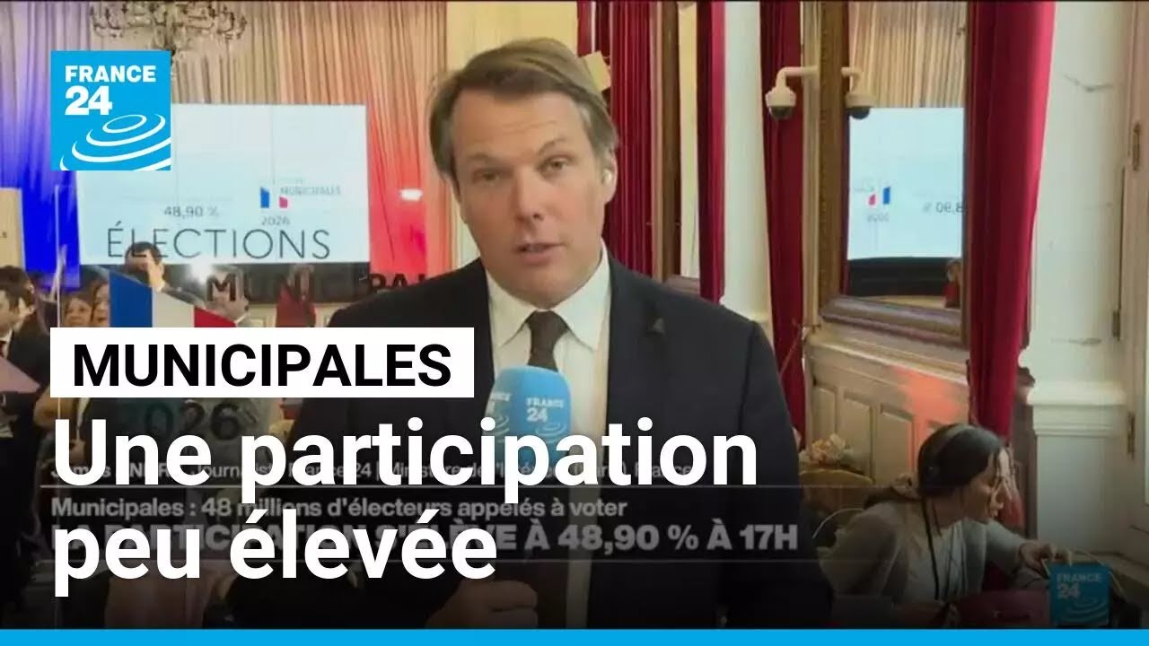 Premier tour des municipales : une participation peu élevée • FRANCE 24