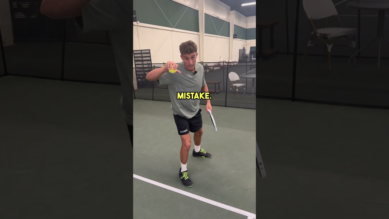 How to serve with MAX power in pickleball! 🔋💯 #pickleball #pickleballtips