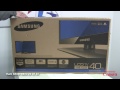 Unboxing Samsung LED TV LE40D503