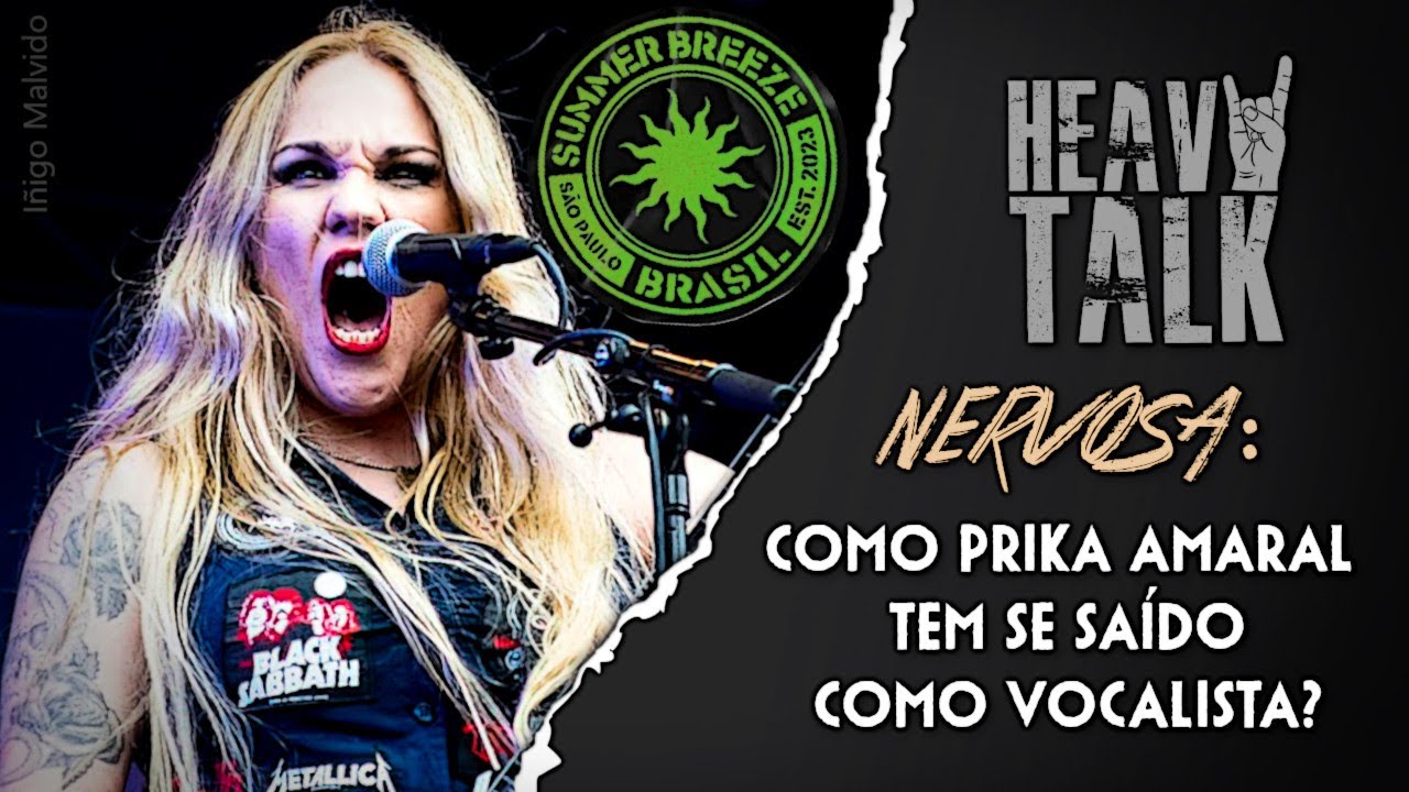 NERVOSA: Como PRIKA AMARAL tem se saído como VOCALISTA? | Heavy Talk