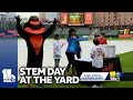 Students learn STEM lessons as they take in baseball