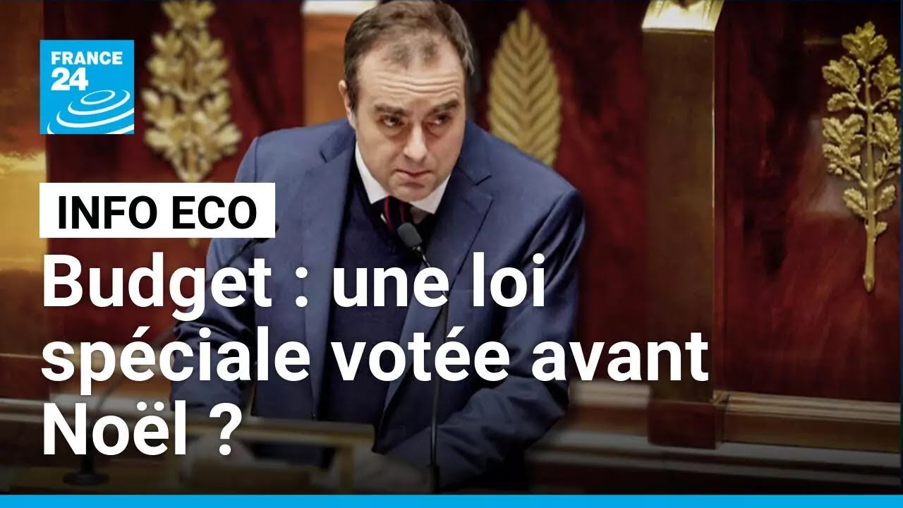 Budget : une loi spéciale votée avant Noël ? • FRANCE 24