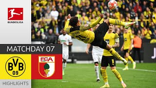 Borussia Dortmund — FC Augsburg 2-1 | Highlights | Matchday 7 – Bundesliga 2021/22
