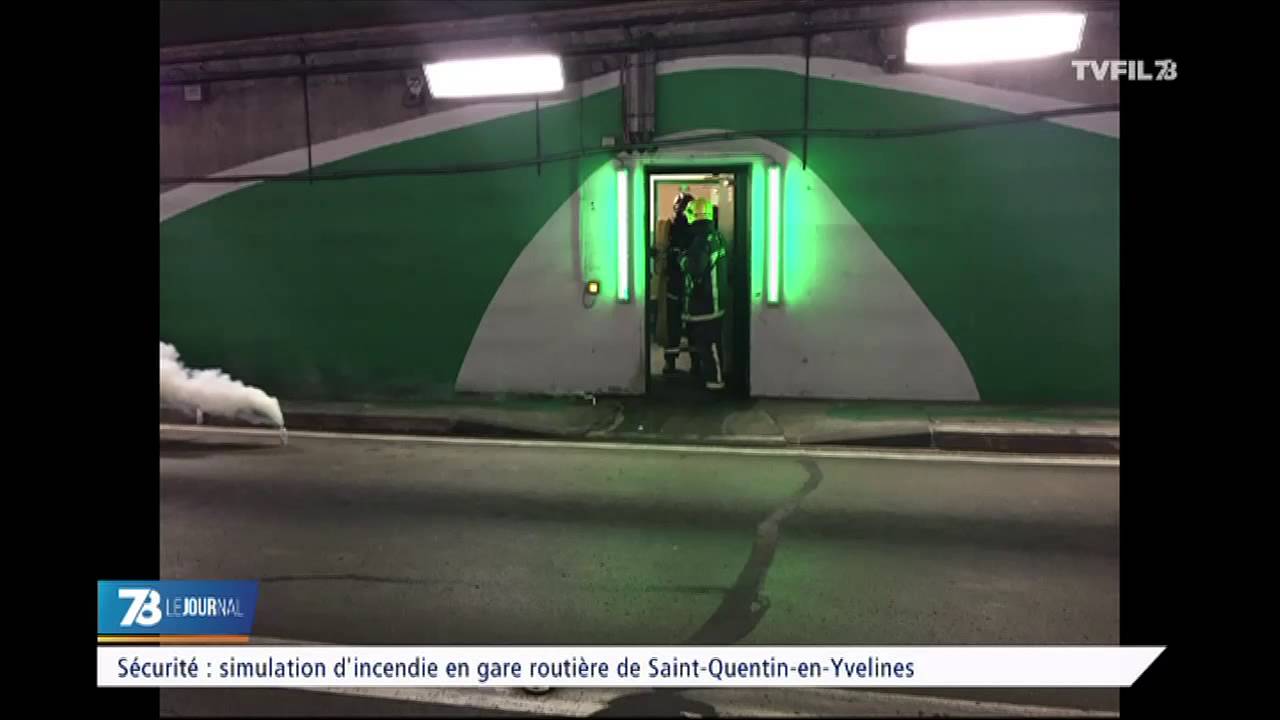 Sécurité : simulation d’incendie à la gare de Saint-Quentin-en-Yvelines