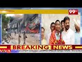 CM Revanth Reddy Appreciated The Bravery Of The Boy Who Saved 6 mem Life From Fire Accident | 99TV