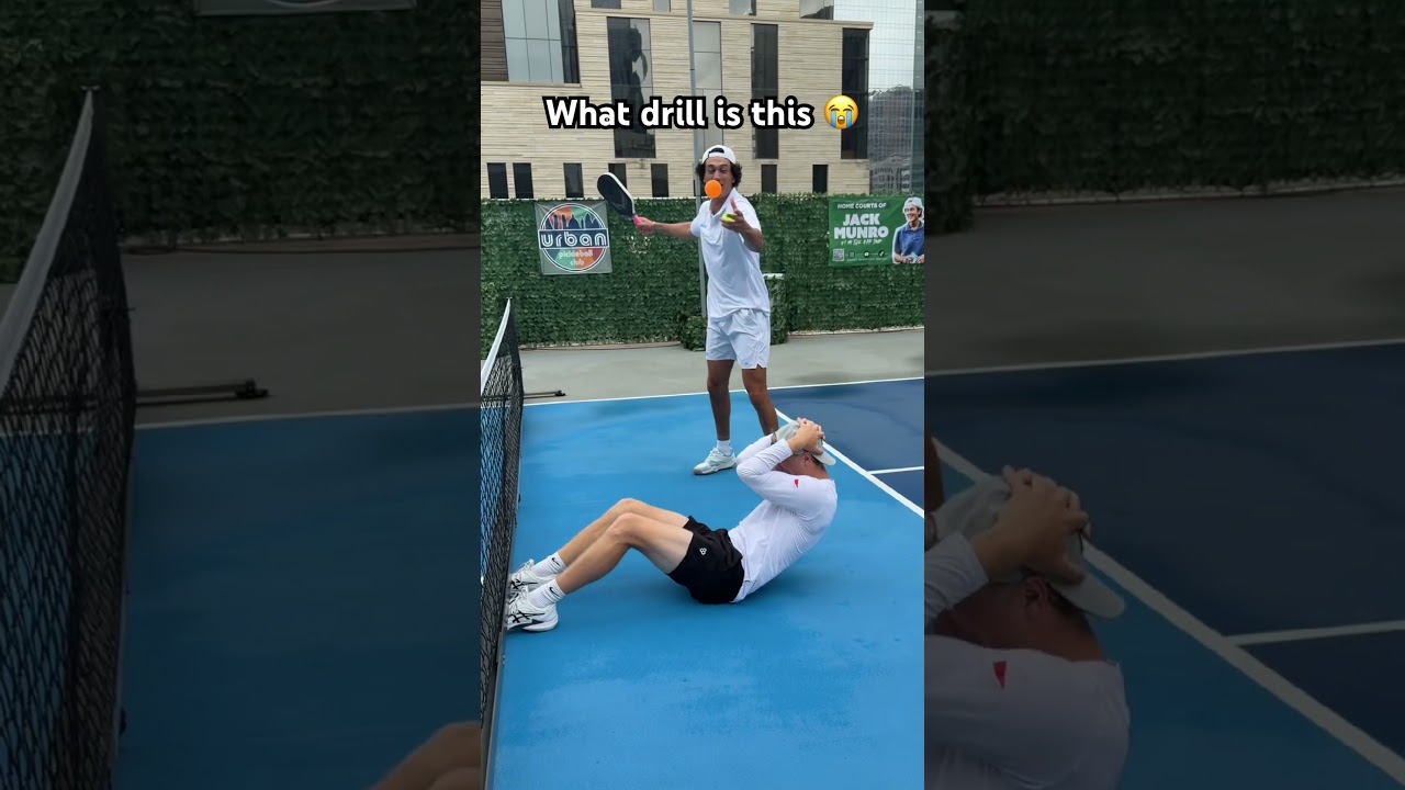 What drill is this.. #pickleball