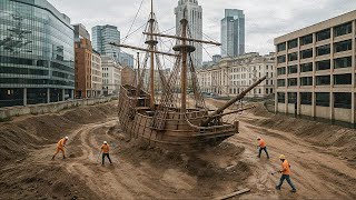Старый корабль найден в самом сердце Лондона — и он может объяснить огромную катастрофу