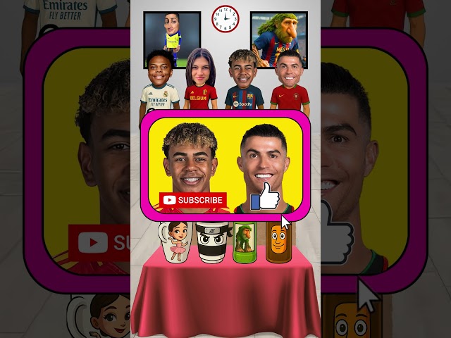 Who will get the Ballerina Cappuccino drink? 🩰☕ Ronaldo🐐 vs Yamal⚽