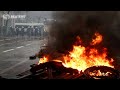 European farmers protests turn fiery in Brussels | REUTERS
