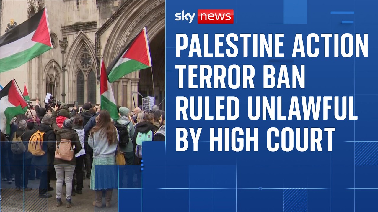 Palestine Action wins court challenge over terror ban - but home secretary to appeal