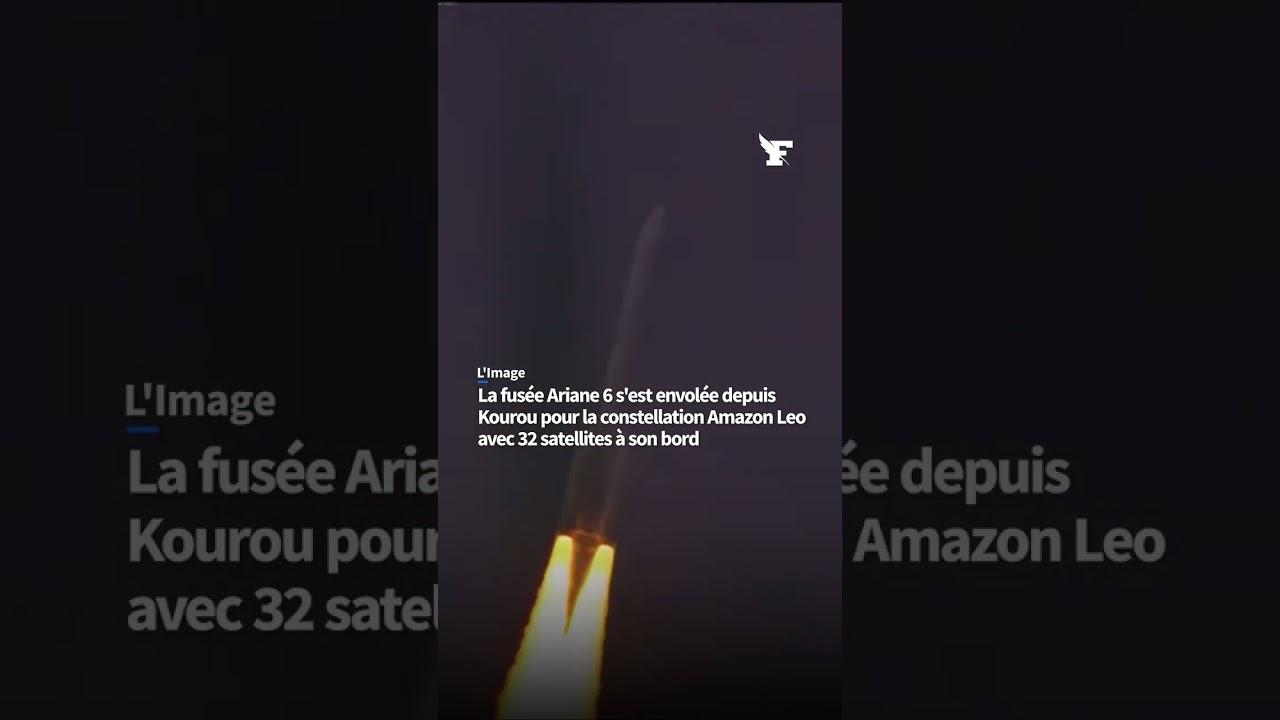 La fusée européenne Ariane 6 s'est envolée jeudi 12 février de Kourou, en Guyane française, avec 32