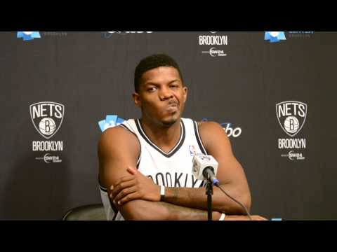 Joe Johnson during Nets Media Day 2013 -- part 2