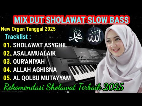 MIX DUT SHOLAWAT SLOW BASS 2025 || SHOLAWAT PENYEJUK HATI BASS MANTAP