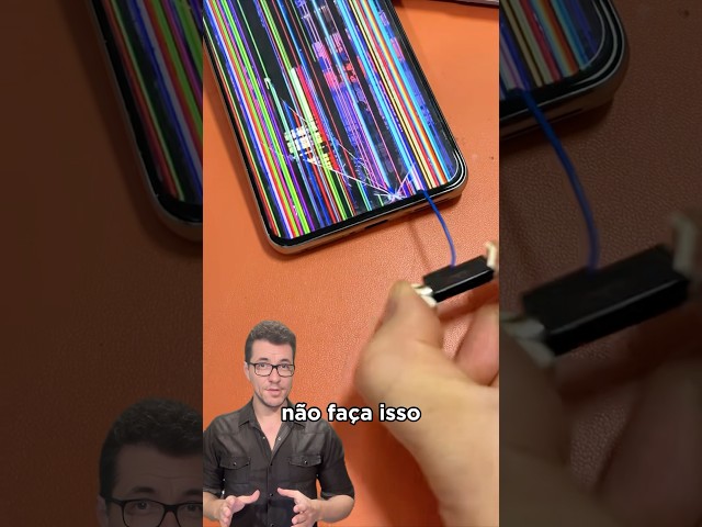 Linha na tela do celular? 🤔