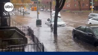 Una poderosa tormenta con fuertes lluvias azota el noreste de EEUU