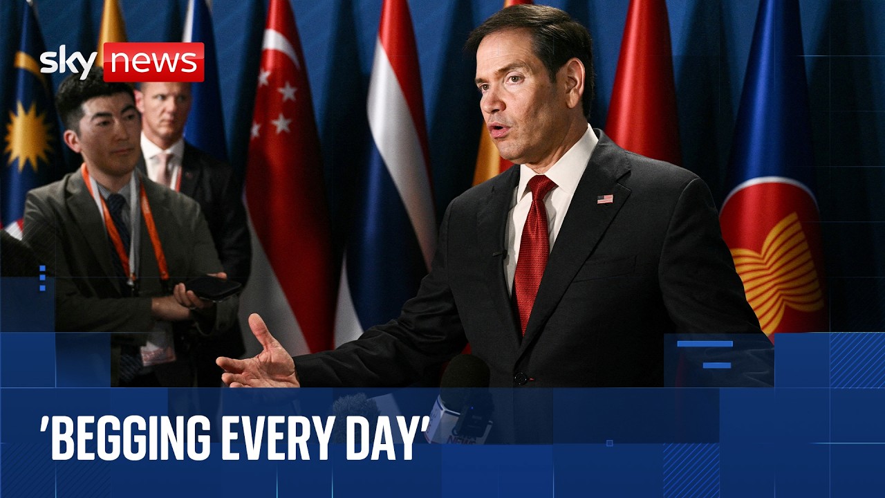 Marco Rubio faces questions on Iran and Ukraine at Southeast Asia summit