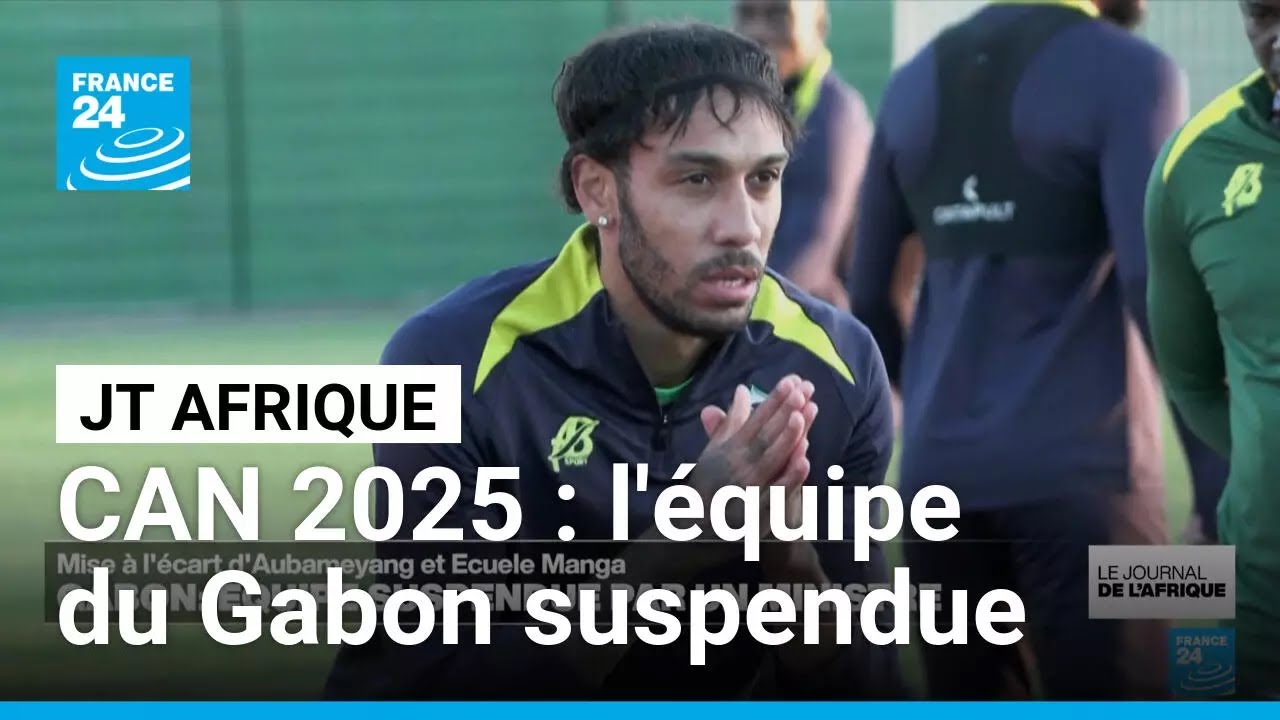 Gabon : l'équipe nationale de football suspendue, Aubameyang mis à l'écart • FRANCE 24