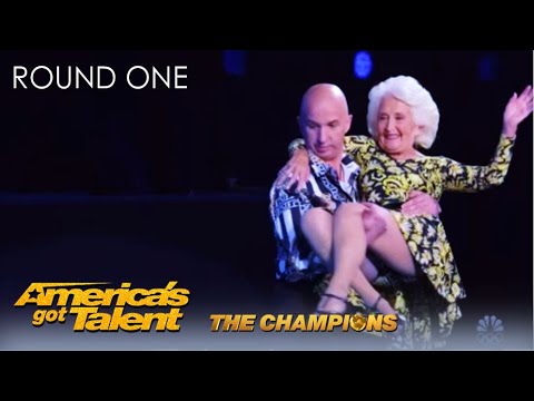 Paddy & Nicko: 85-Year-Old Woman Performs AGE-DEFYING Act | @AGT Champions 2020