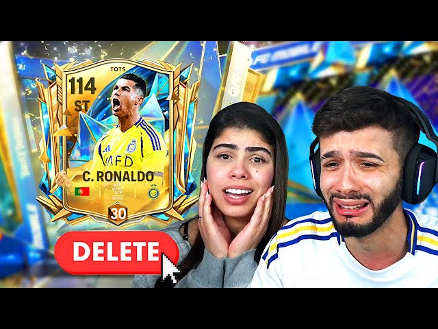 MINHA NAMORADA TROLLOU MINHA CONTA NO FC MOBILE! 😭