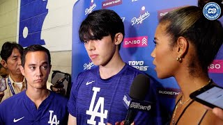 Dodgers postgame: Roki Sasaki discusses adjustment to bullpen role