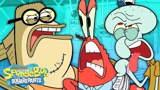 Mr. Krabs Yells at Bubble Bass 🗣 | Bubble Bass's Tab | SpongeBob