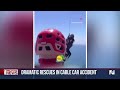Dramatic rescue video of nearly 200 left stranded in midair after deadly Turkey cable car accident  - 01:24 min - News - Video