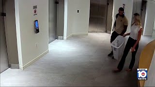 Surveillance video shows crime at South Beach condo