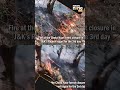 J&K | Fire at Chota Naar forest closure rages for 3rd day #shorts #forestfire  - 00:21 min - News - Video