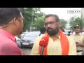 Shiv Sena Workers Gather Outside Sena Bhavan, Extend Support To Uddhav Thackeray