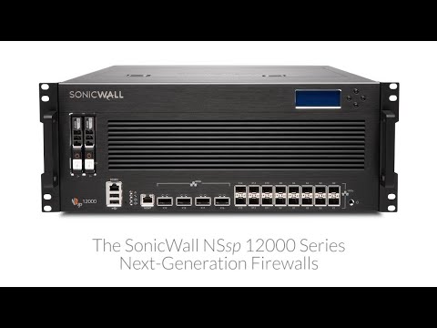 SonicWall NSsp Series Firewalls Video Data Sheet