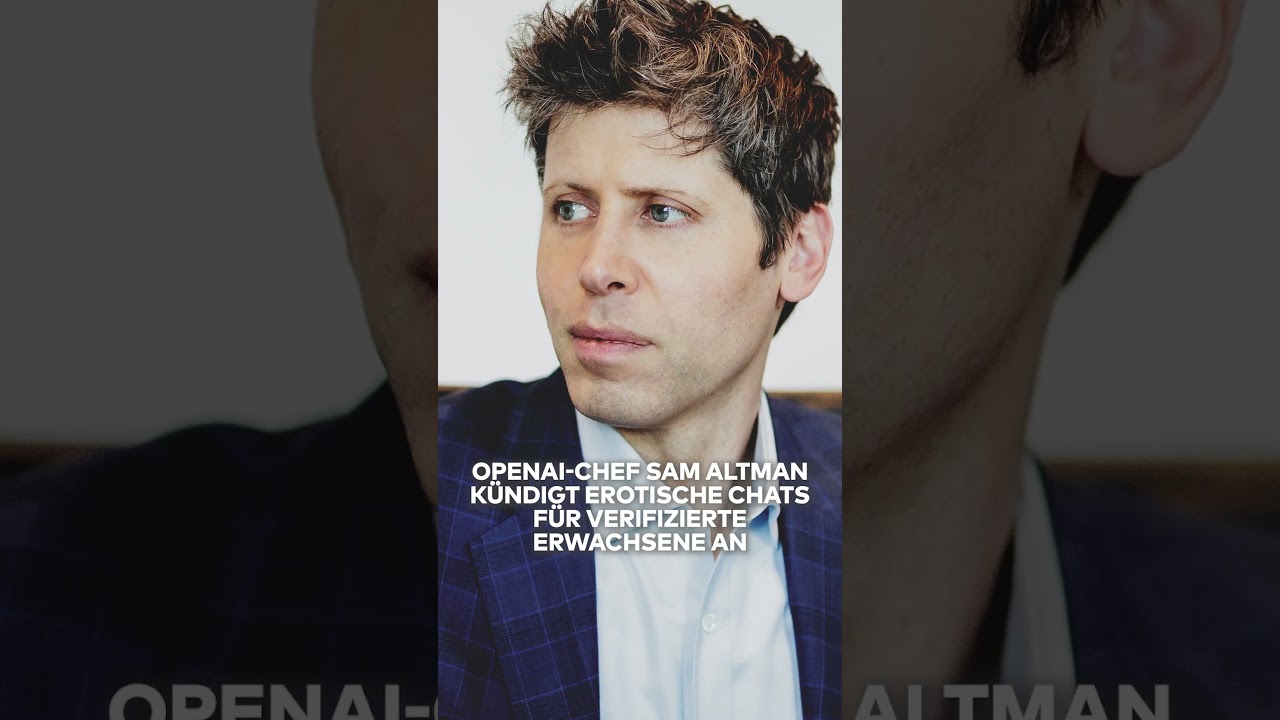 CHATGPT-UPDATE: OpenAI erlaubt Erotik-Gespräche für Erwachsene – Jugendschutz bleibt shorts