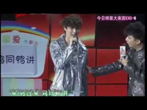EXO M Playing Guess The Word On The Board Using Body Language!