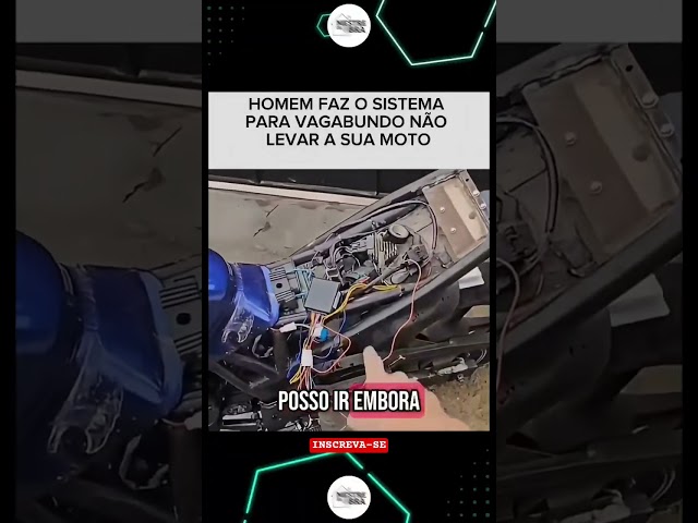 DICA PRA NÃO TER A MOTO ROUBADA #mestredeobra