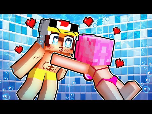 J'ai embrassé ma FANGIRL à une POOL PARTY sur Minecraft !
